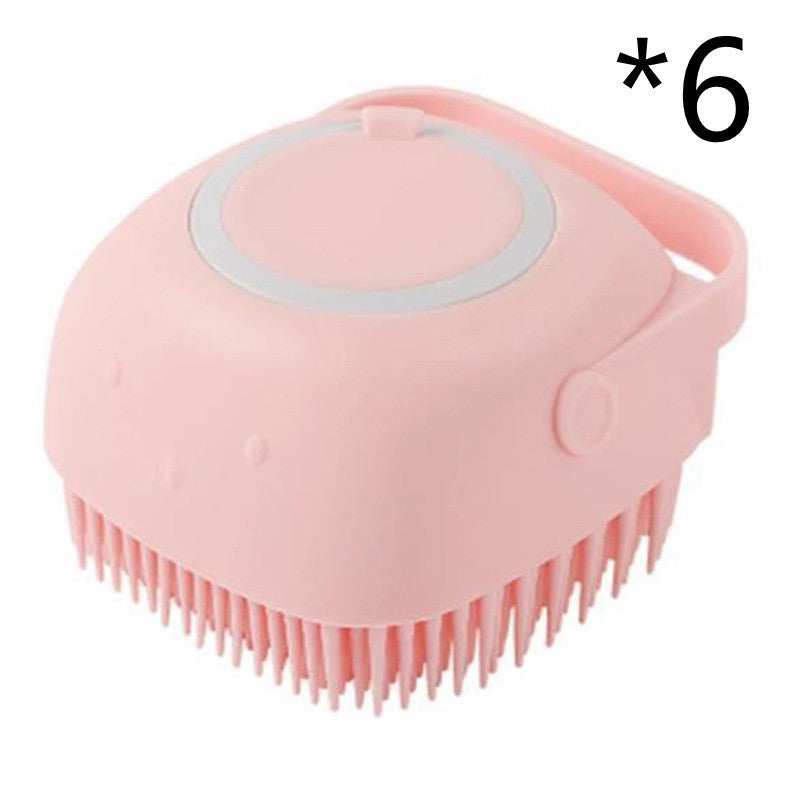 Silicone Bath Massage Brush for Dogs & Cats