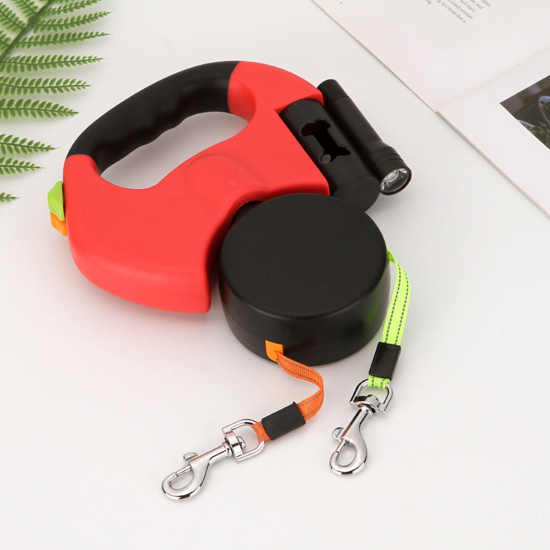 Dog Double Head Multicolor Rope,  Pet Leash