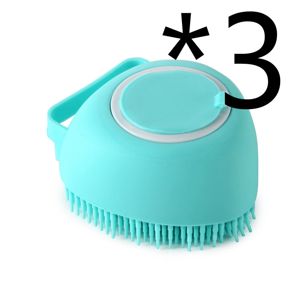 Silicone Bath Massage Brush for Dogs & Cats