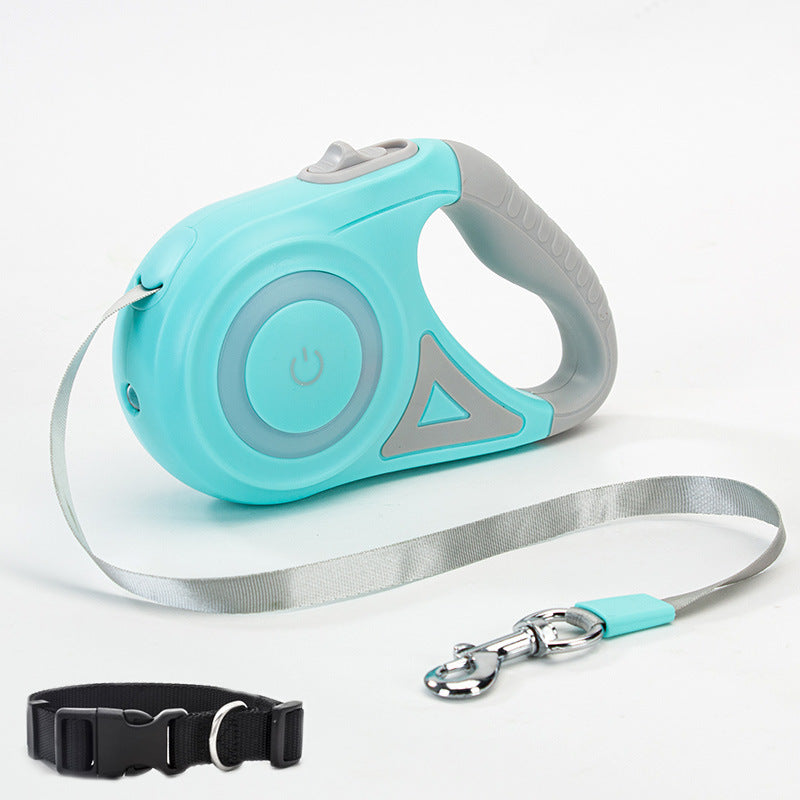 Pet Retractable Leash And Collar for Dogs & Cats