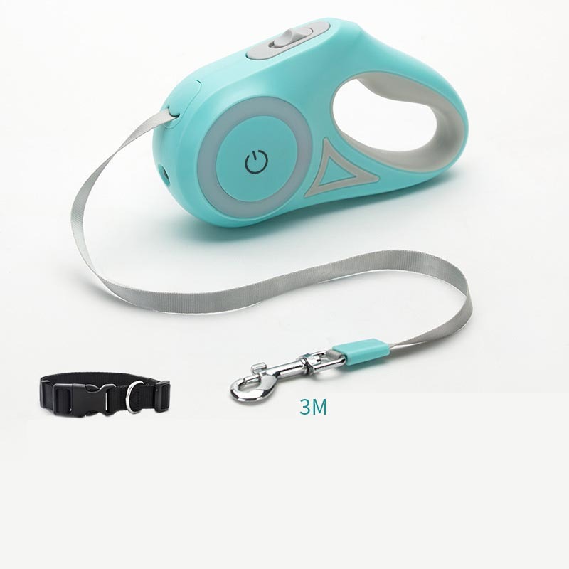 Pet Retractable Leash And Collar for Dogs & Cats