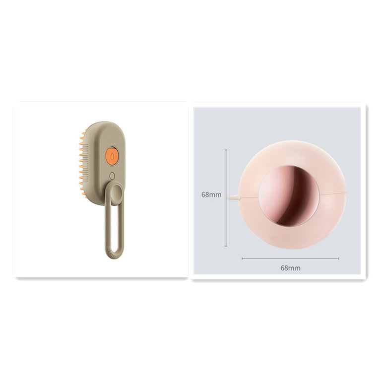 Pet Steam Brush 3 In 1 Electric Spray, Hair Brush, Grooming Comb, & Hair Removal Comb