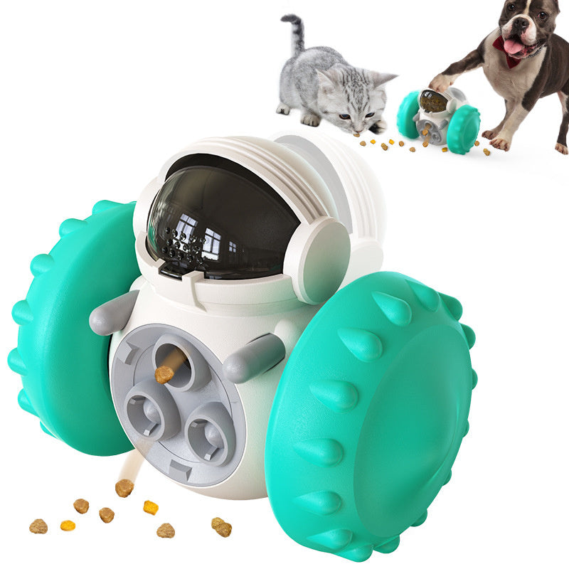 Slow Food Interactive Balance Car | Smart Pet Feeding Toy Car for Cats & Dogs