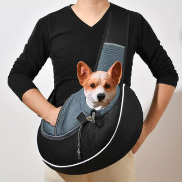 Portable Crossbody Pet Carrying Bag For Dogs & Cats