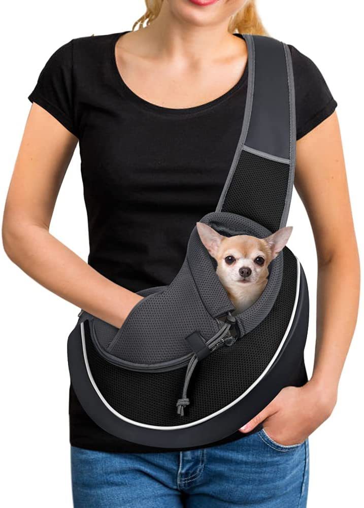 Portable Crossbody Pet Carrying Bag For Dogs & Cats