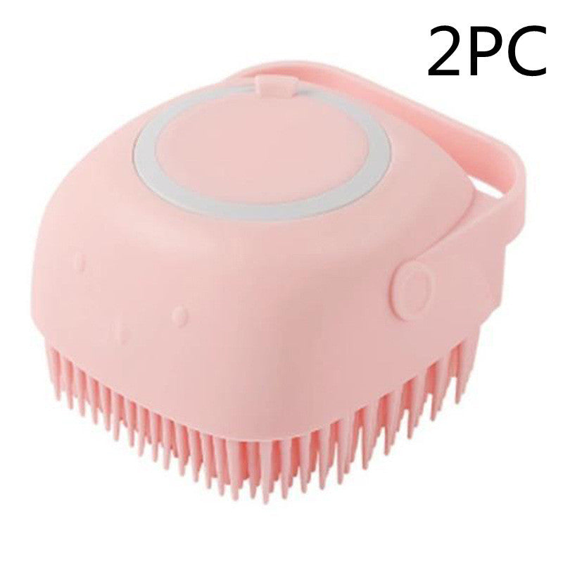 Silicone Bath Massage Brush for Dogs & Cats