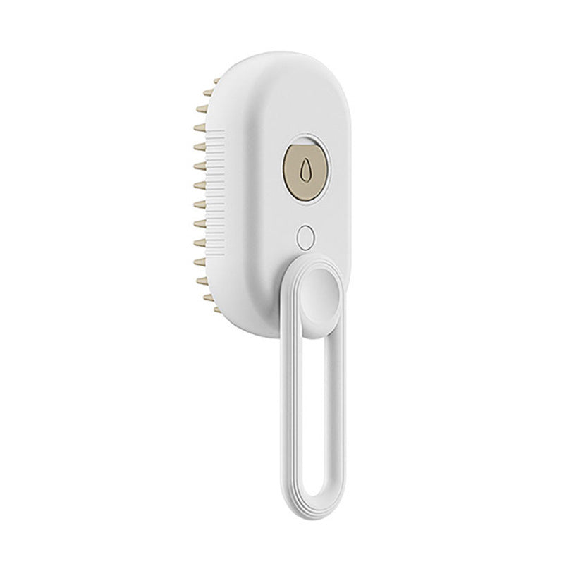 Pet Steam Brush 3 In 1 Electric Spray, Hair Brush, Grooming Comb, & Hair Removal Comb