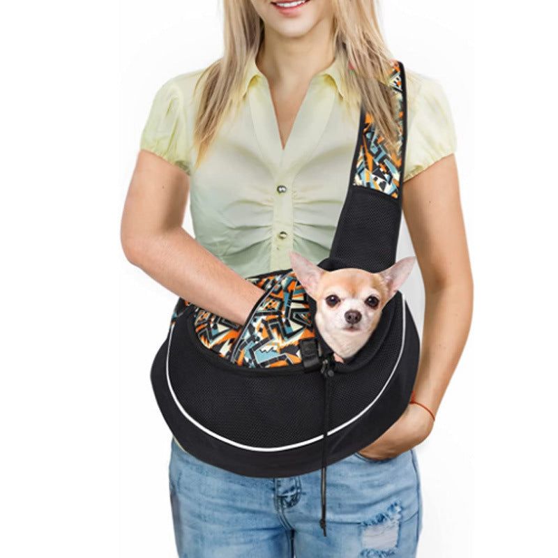 Portable Crossbody Pet Carrying Bag For Dogs & Cats