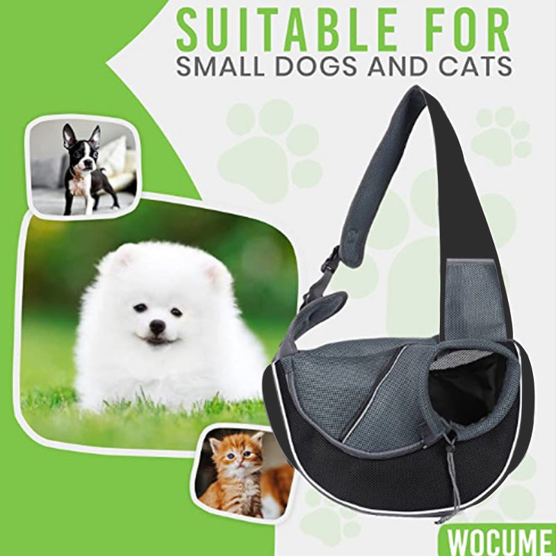 Portable Crossbody Pet Carrying Bag For Dogs & Cats