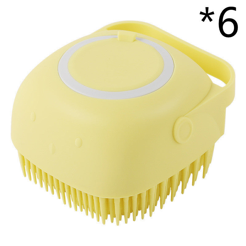 Silicone Bath Massage Brush for Dogs & Cats