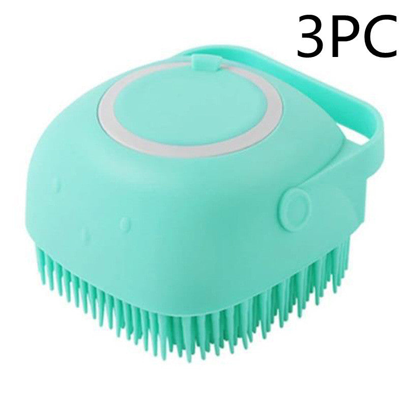 Silicone Bath Massage Brush for Dogs & Cats