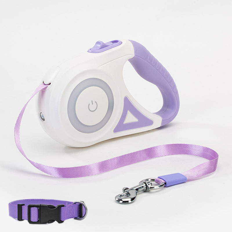 Pet Retractable Leash And Collar for Dogs & Cats