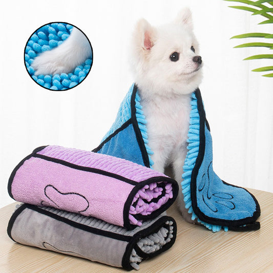 Super Absorbent Microfiber Bath Towels for Dogs & Cats