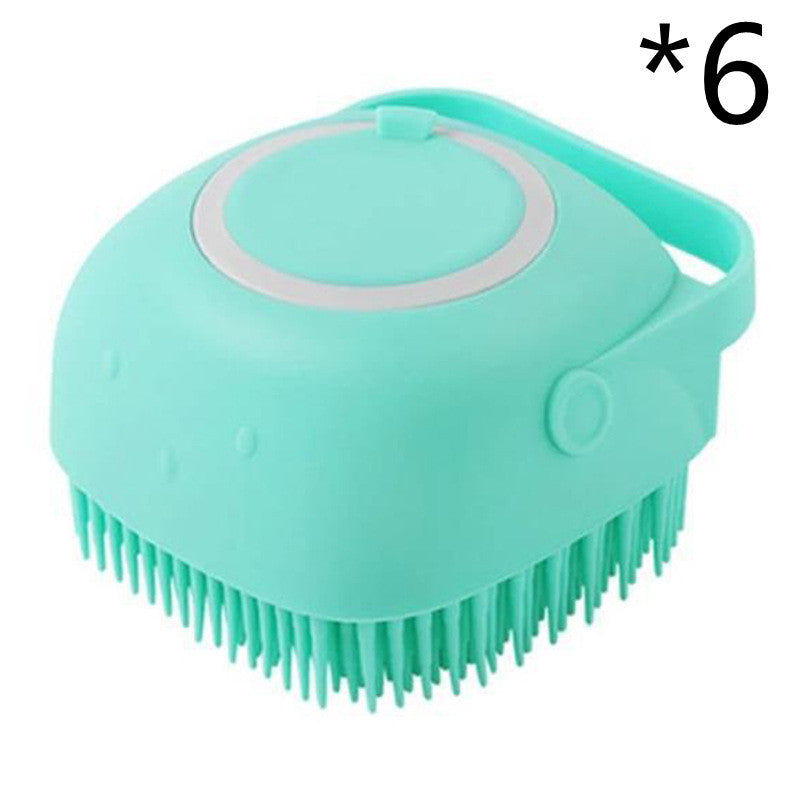 Silicone Bath Massage Brush for Dogs & Cats