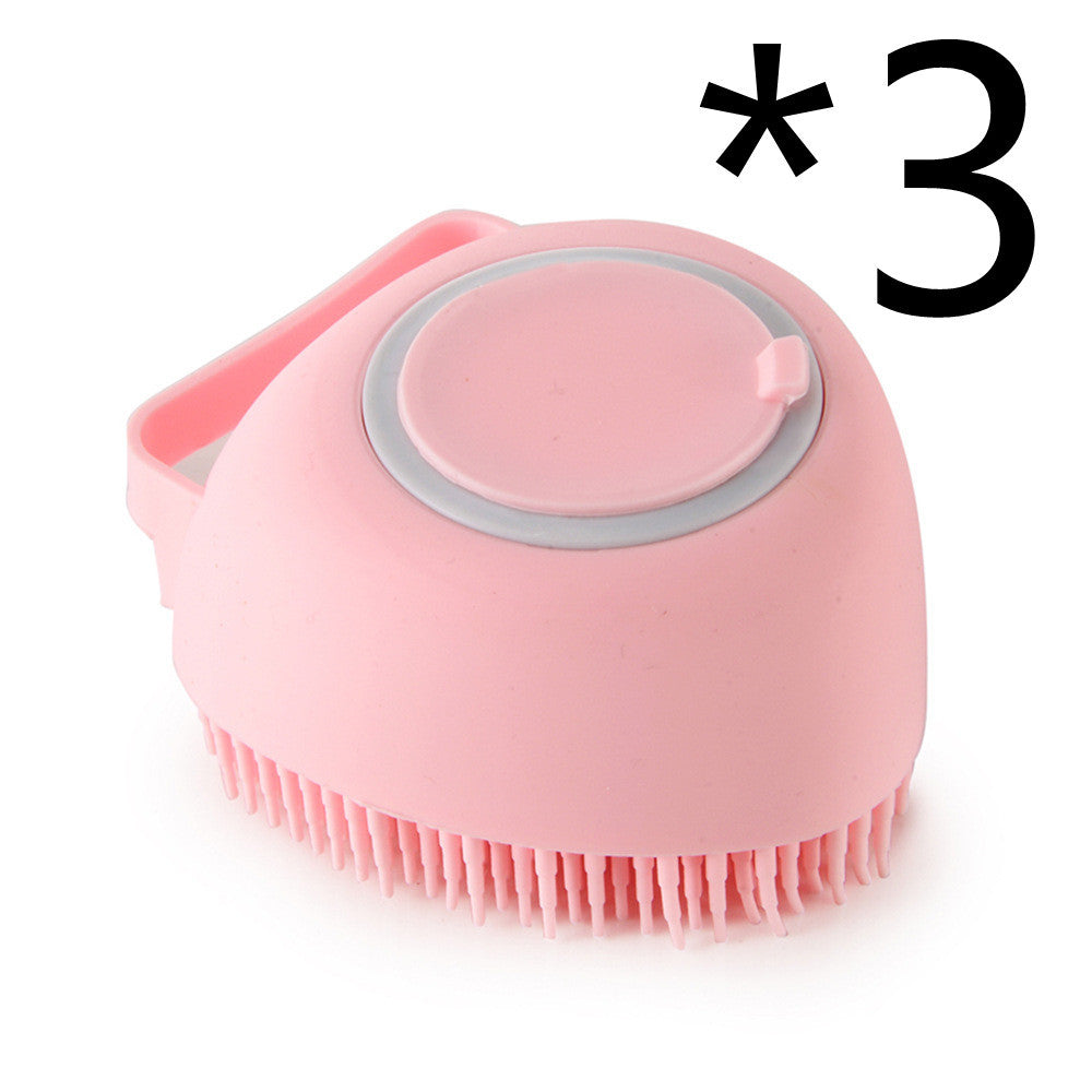 Silicone Bath Massage Brush for Dogs & Cats