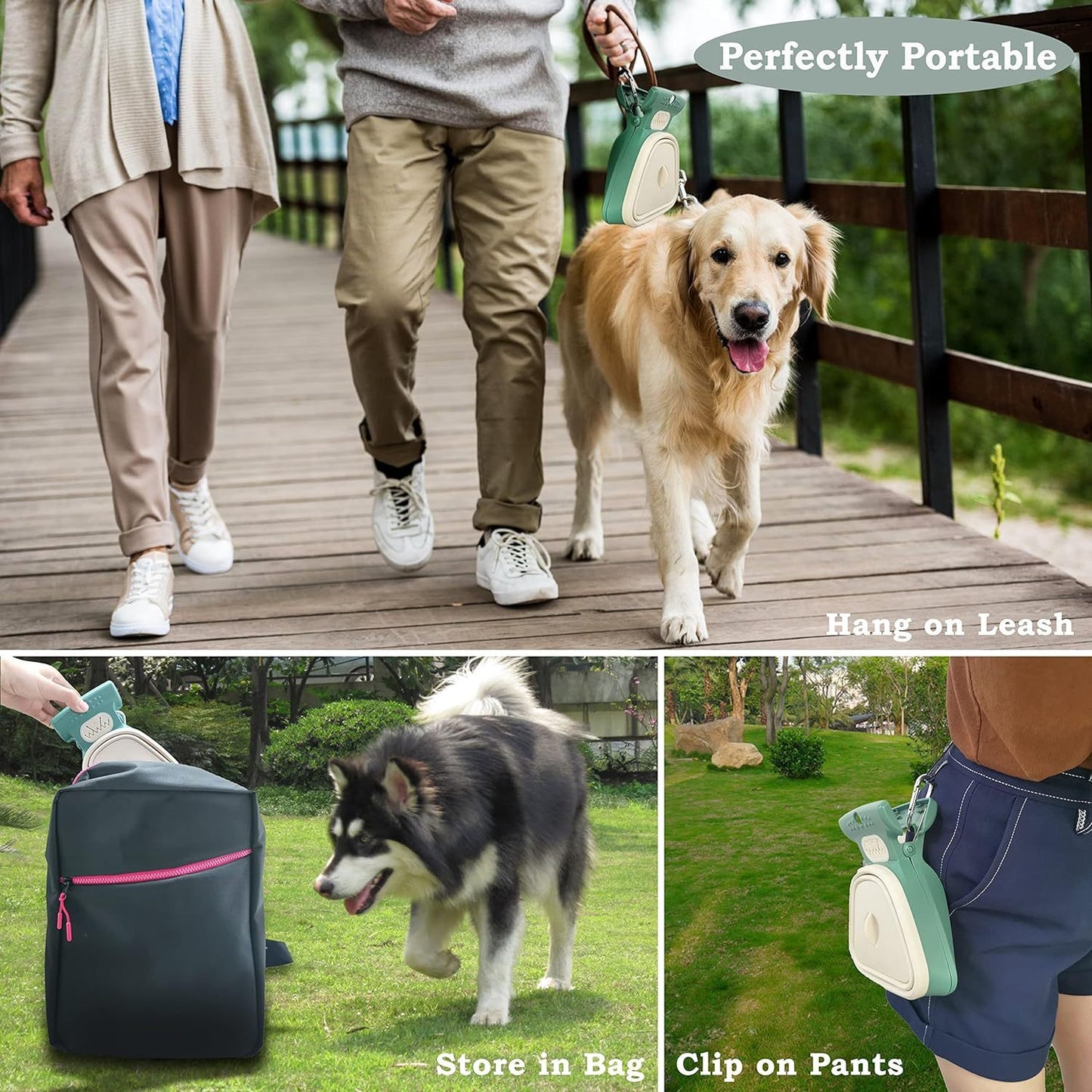 Portable Pooper Scooper in Handheld Size with Waste Bags For Dogs