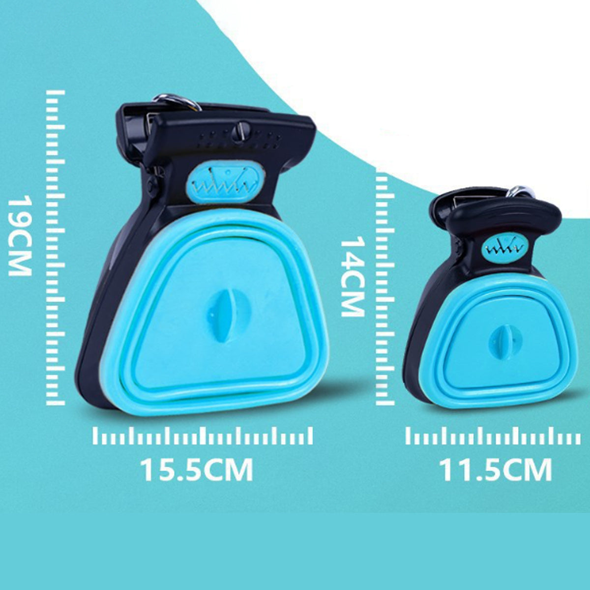 Portable Pooper Scooper in Handheld Size with Waste Bags For Dogs