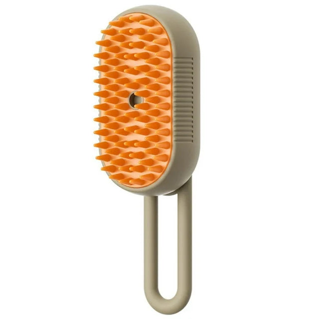 Pet Steam Brush 3 In 1 Electric Spray, Hair Brush, Grooming Comb, & Hair Removal Comb