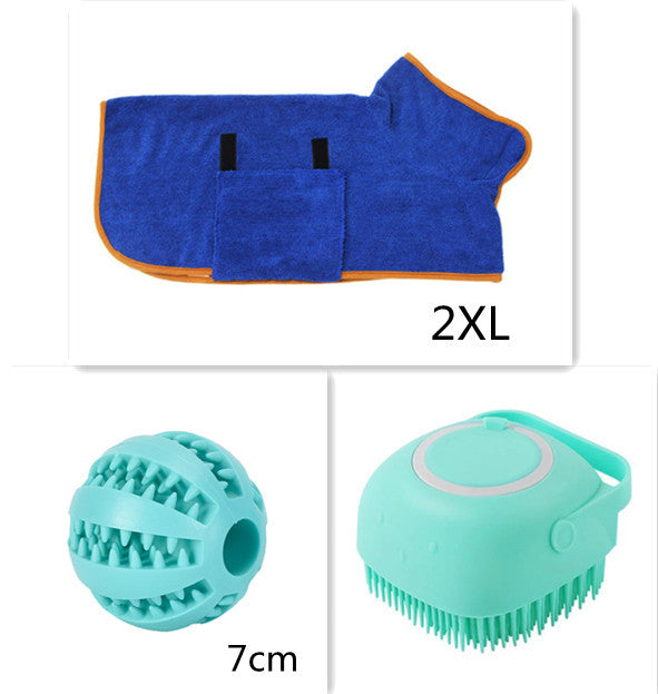 Silicone Bath Massage Brush for Dogs & Cats